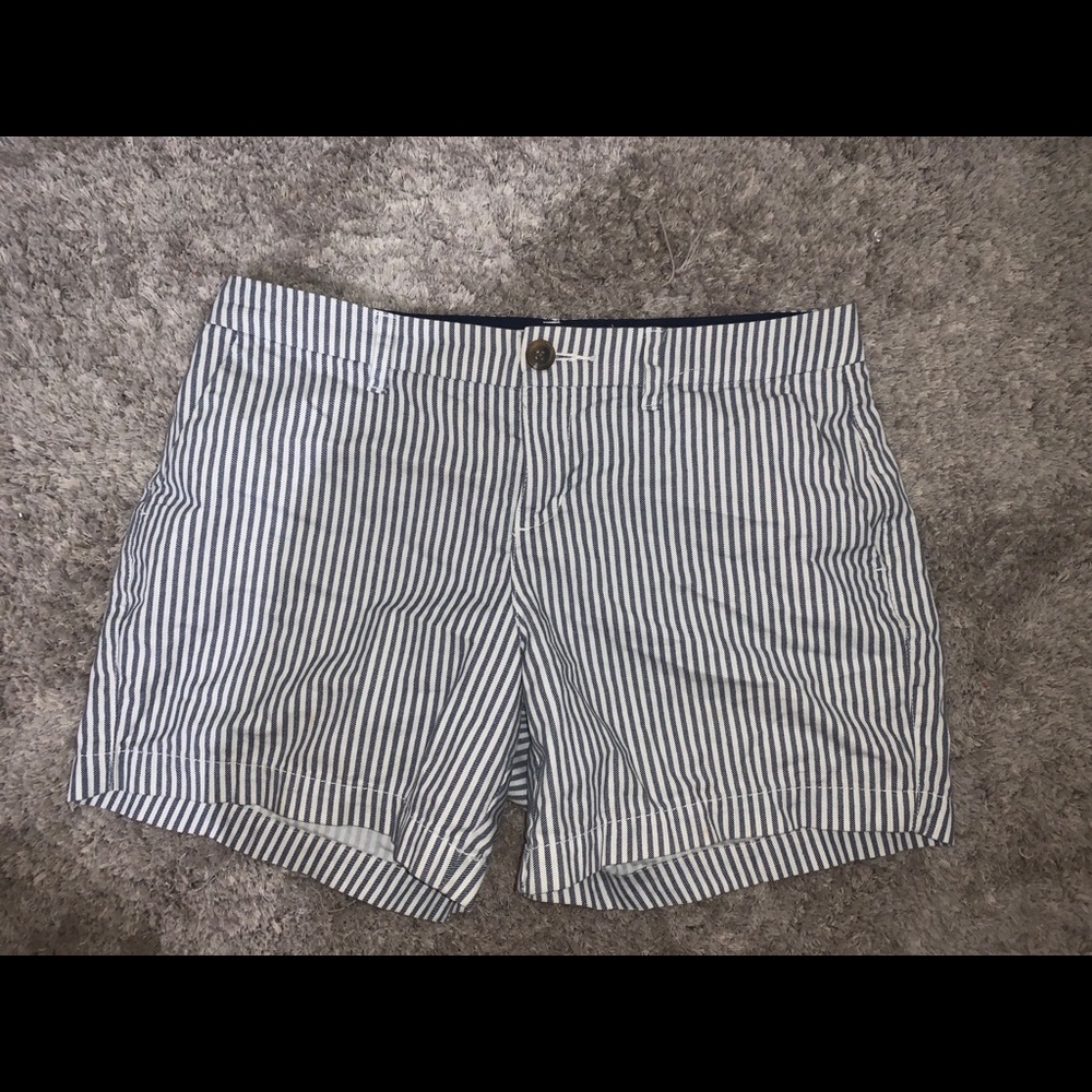 old navy striped shorts